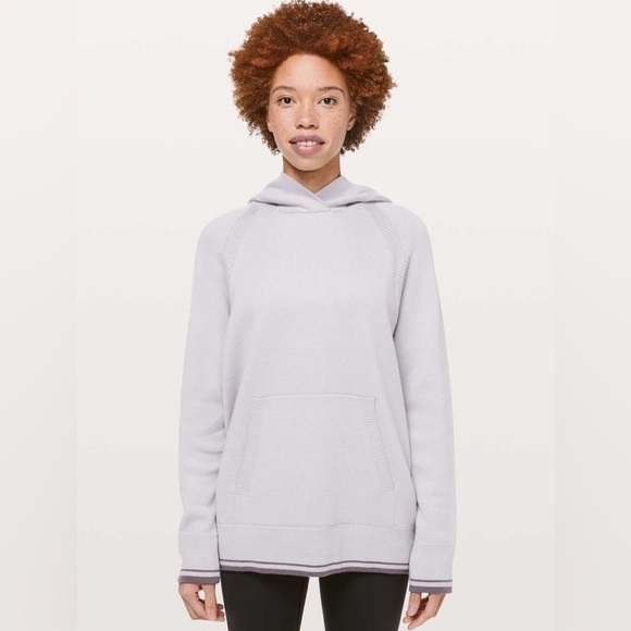 RARE Lululemon Soothe Away Hoodie in Stargaze/Graphite Purple - Size 6 - Picture 6 of 14